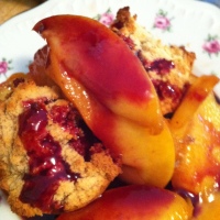 The Chokecherry Tree ~ and a fine dessert recipe of GF Honey Lavender Shortcakes with Caramelized Peaches and Chokecherry Syrup